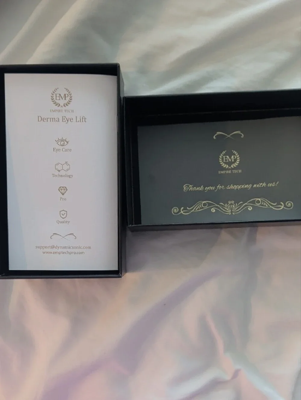 Empire Tech Derma Eye Lift Device in Black and Gold